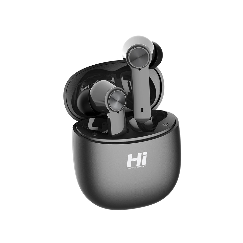 Black FlyBuds Pro TWS Earbuds- HiFuture