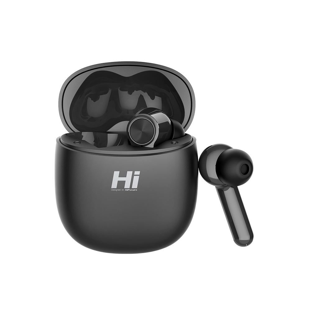 Black FlyBuds Pro TWS Earbuds- HiFuture