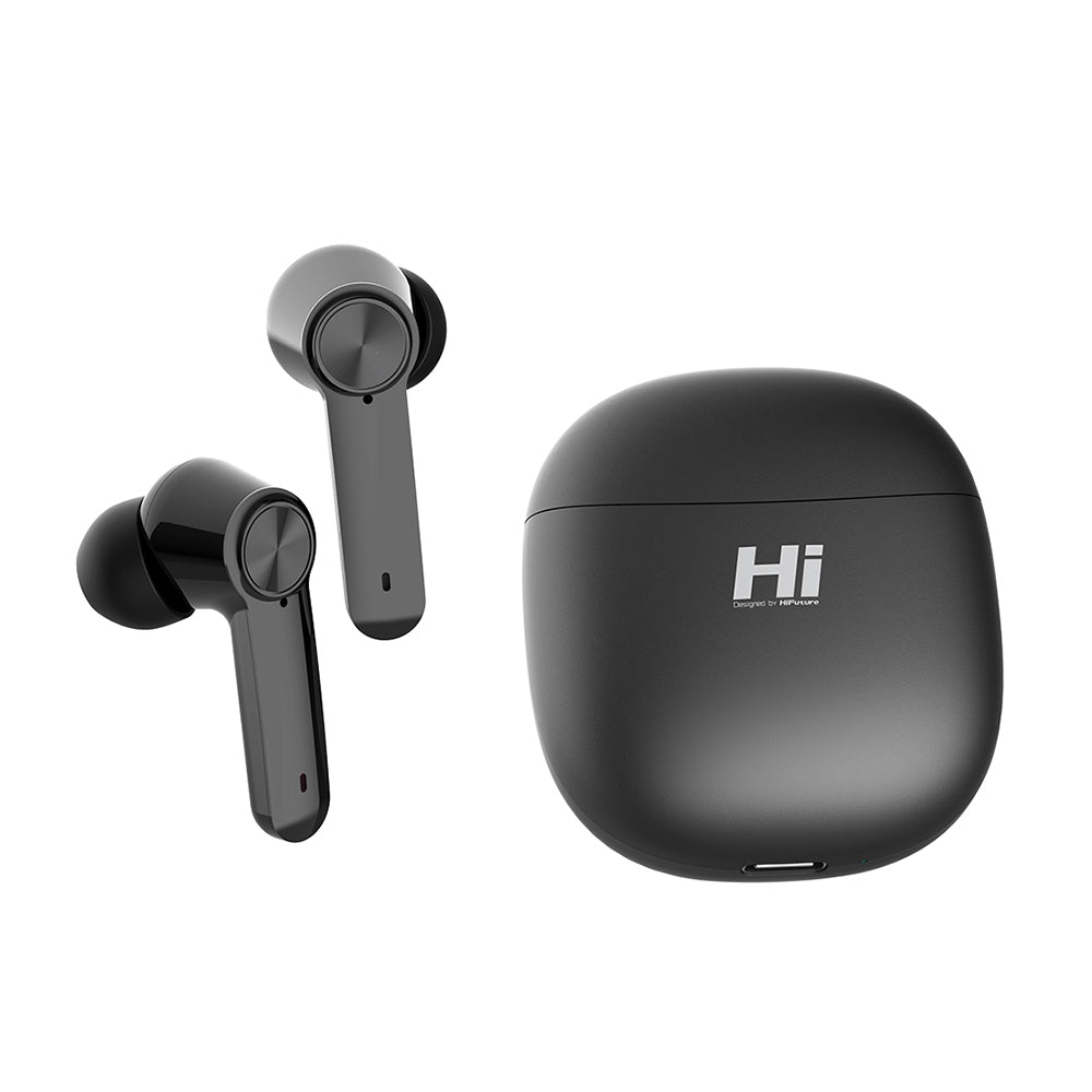 Black FlyBuds Pro TWS Earbuds- HiFuture