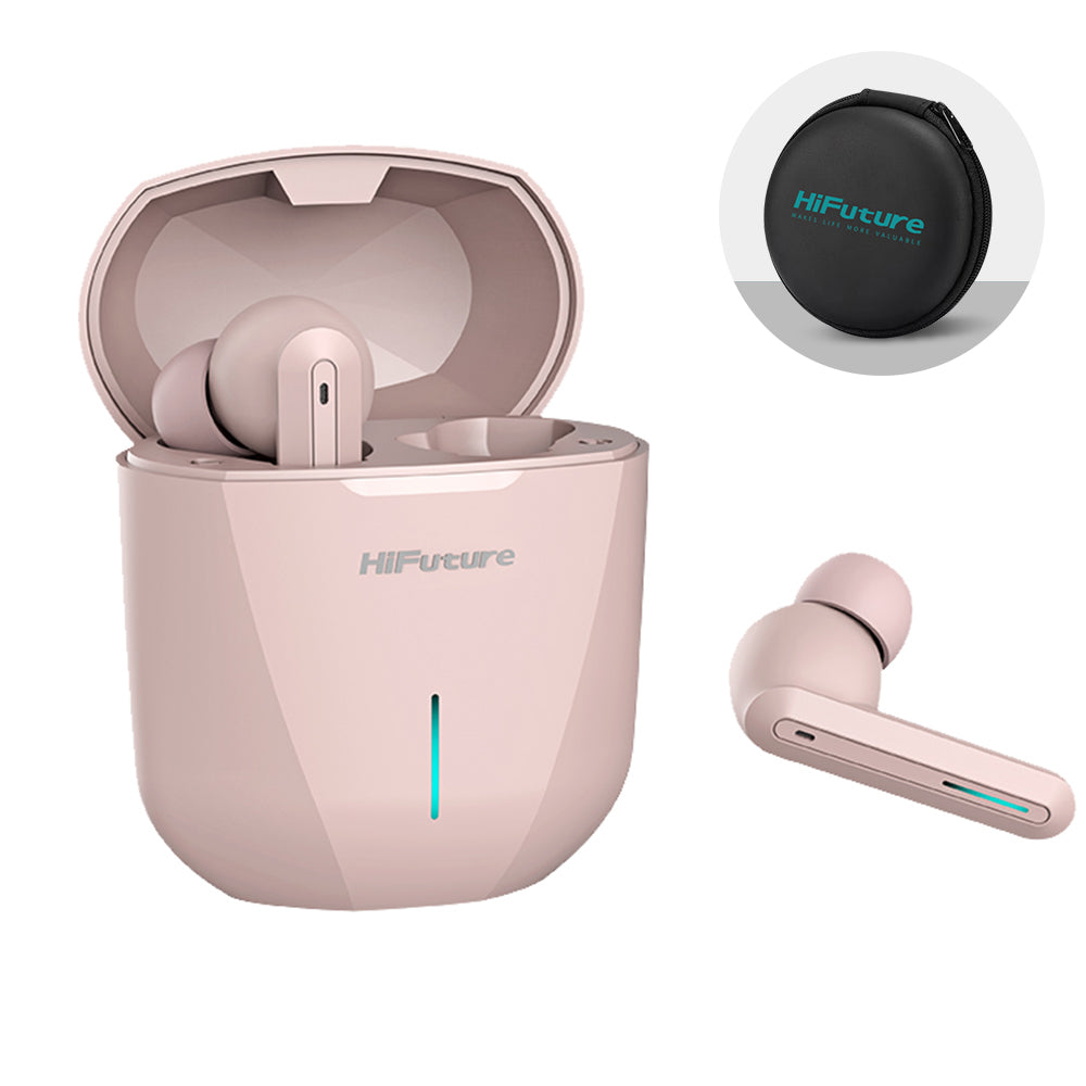 Pink Radge TWS-Earbuds- HiFuture